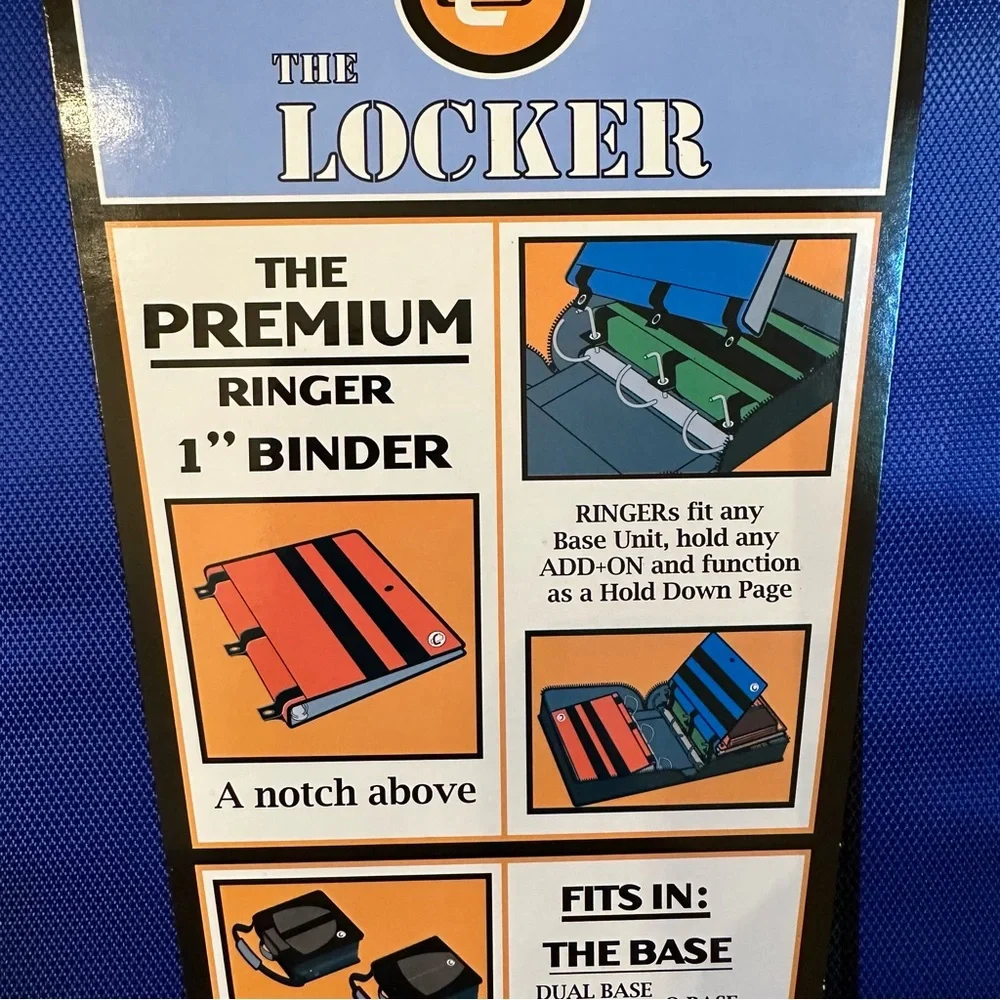 NWT CASE IT THE LOCKER PRE-2 THE PREMIUM BINDER RINGER 1